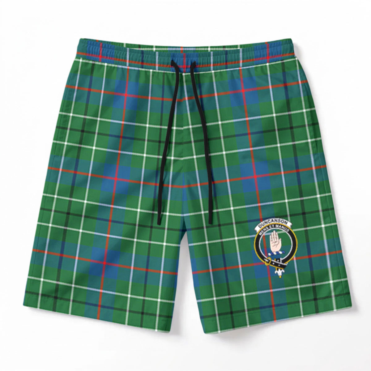 Duncanson Tartan Crest Men's Beach Shorts