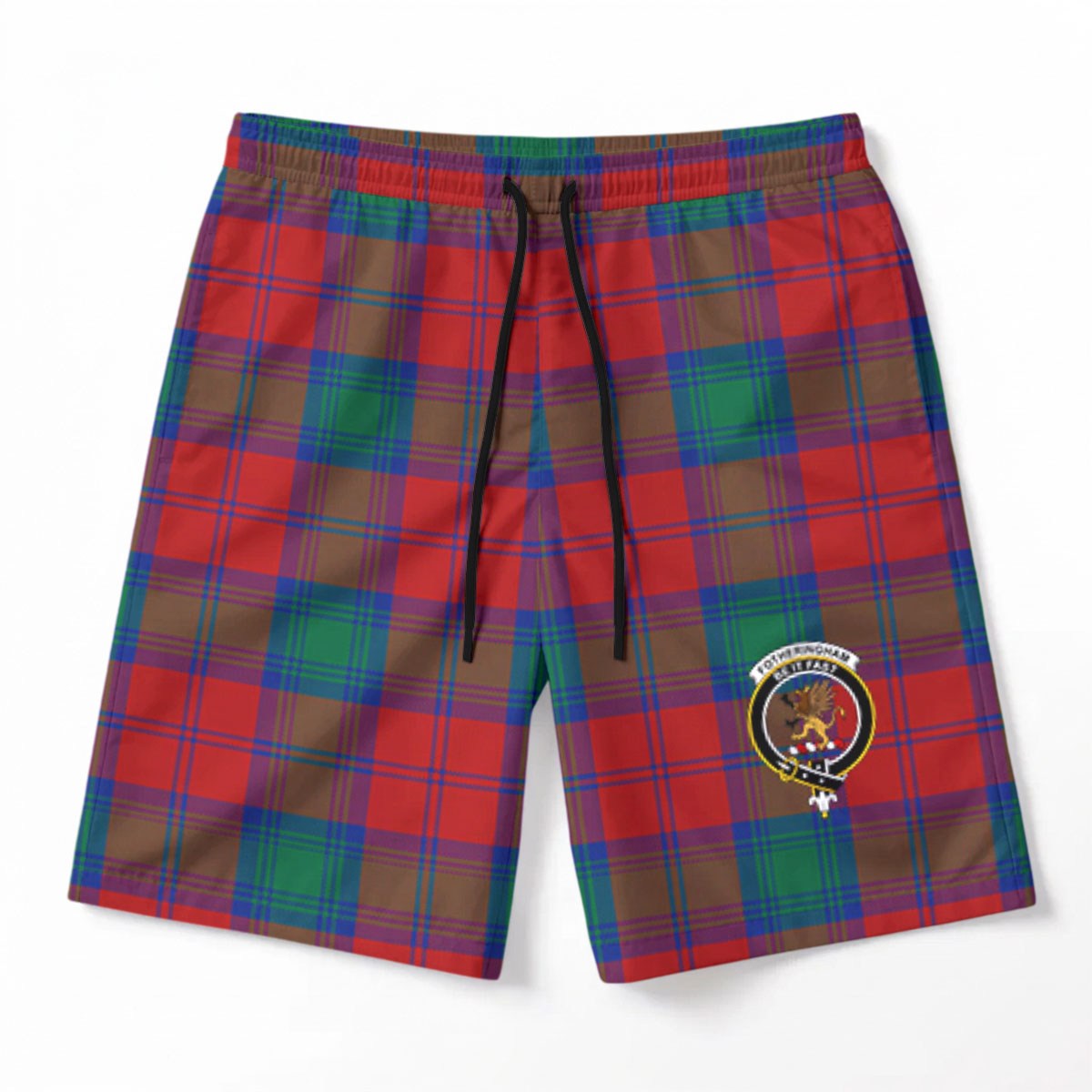 Fotheringham Tartan Crest Men's Beach Shorts