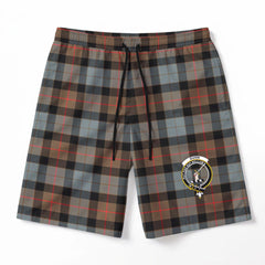 Gunn Weathered Tartan Crest Men's Beach Shorts