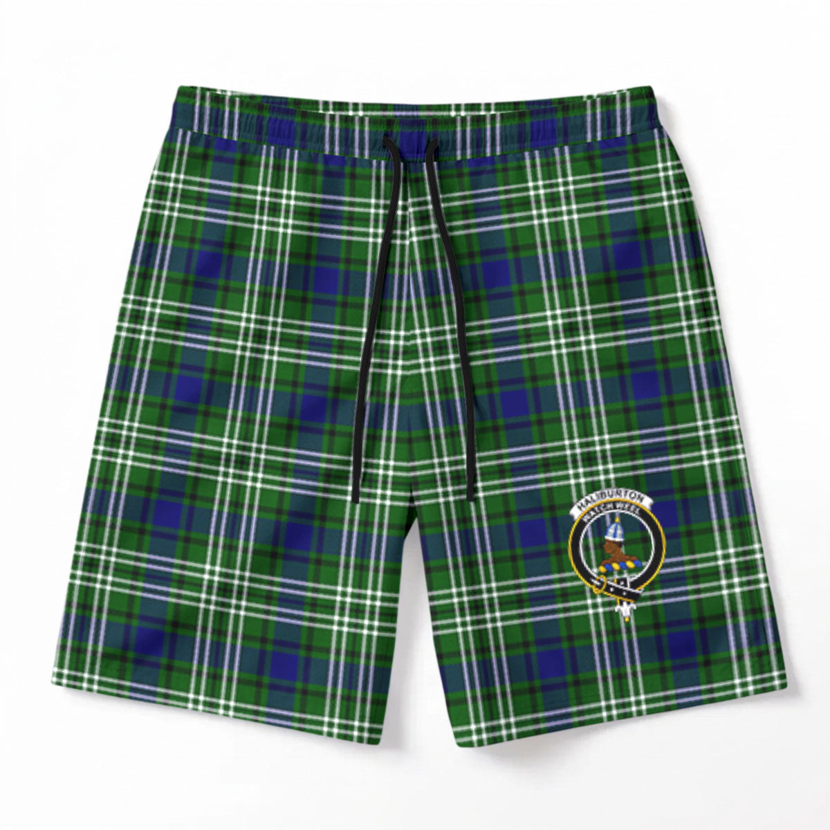 Haliburton Tartan Crest Men's Beach Shorts