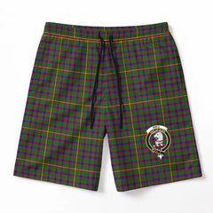Hall Tartan Crest Men's Beach Shorts