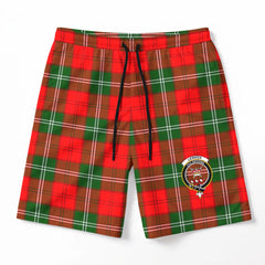 Lennox (Lennox Kincaid) Tartan Crest Men's Beach Shorts