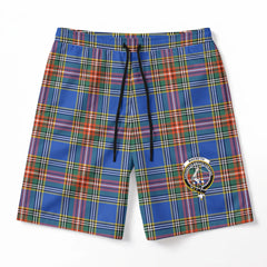 MacBeth Ancient Tartan Crest Men's Beach Shorts