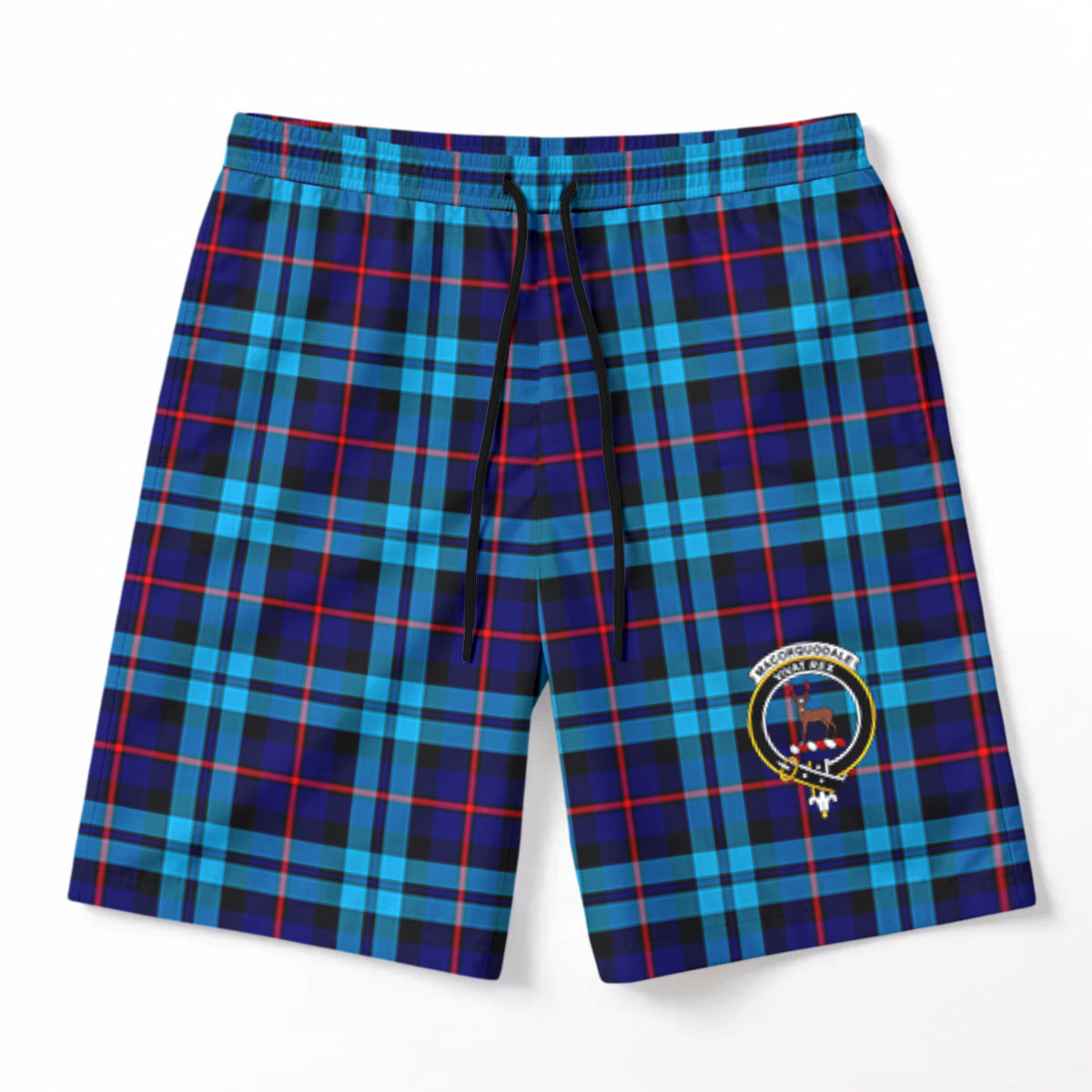 MacCorquodale Tartan Crest Men's Beach Shorts