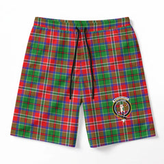 MacCulloch (McCulloch) Tartan Crest Men's Beach Shorts