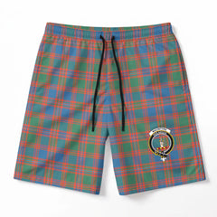 MacIntyre Ancient Tartan Crest Men's Beach Shorts