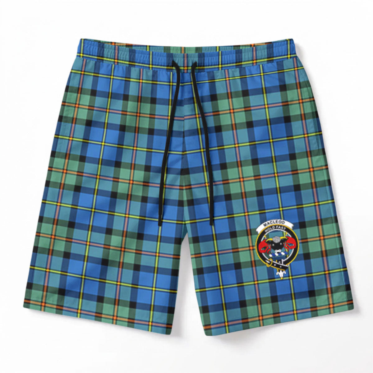 MacLeod of Harris Ancient Tartan Crest Men's Beach Shorts