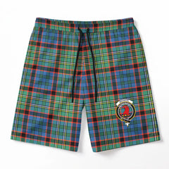 MacNicol Hunting Ancient Tartan Crest Men's Beach Shorts