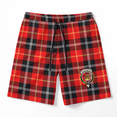 Marjoribanks Tartan Crest Men's Beach Shorts
