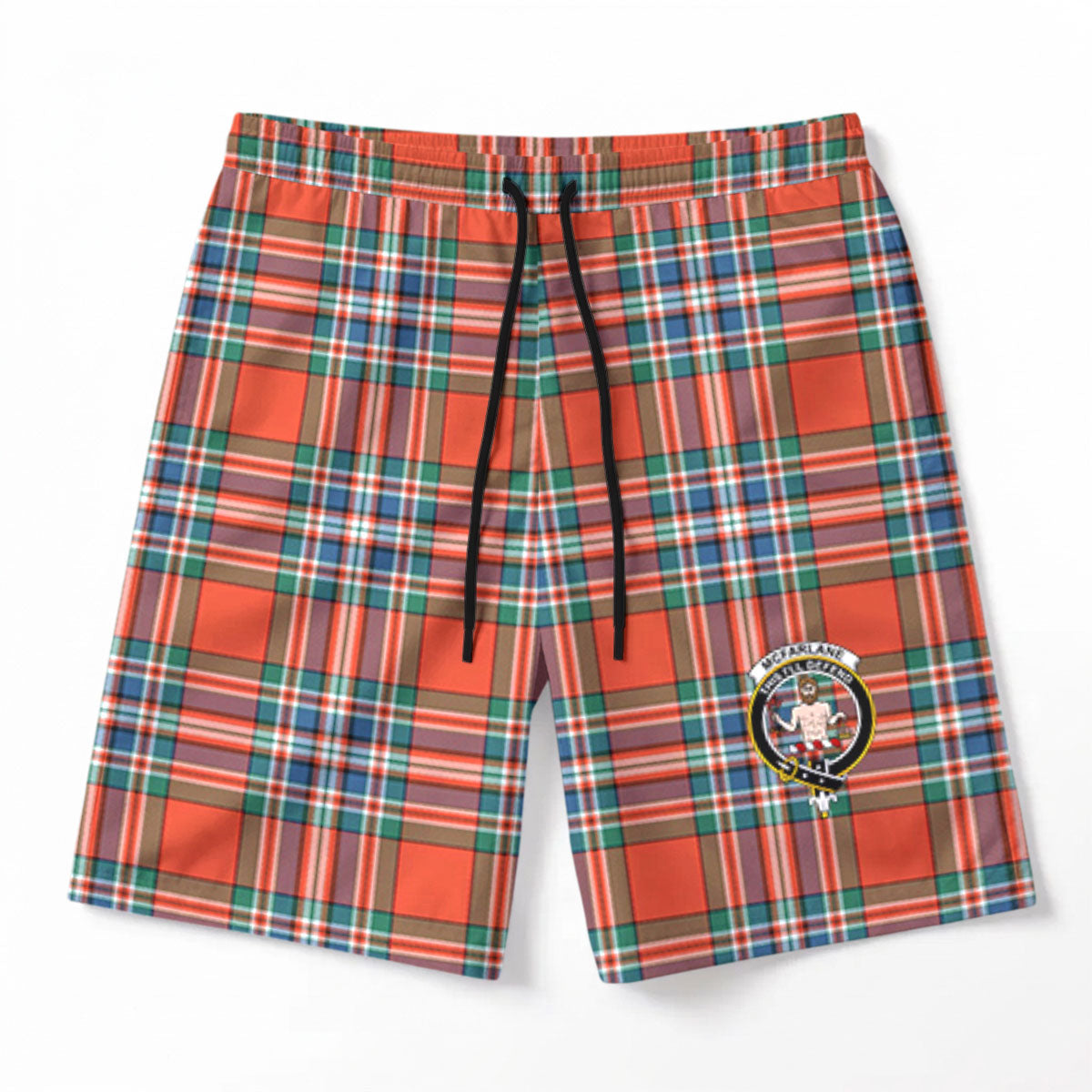 McFarlane Ancient Tartan Crest Men's Beach Shorts