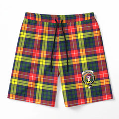 McIndoe Tartan Crest Men's Beach Shorts