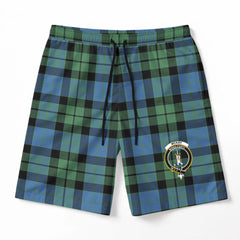 McKay Ancient Tartan Crest Men's Beach Shorts