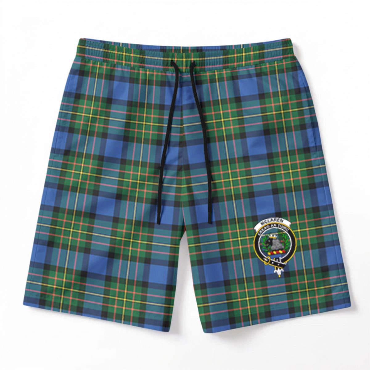 McLaren Ancient Tartan Crest Men's Beach Shorts