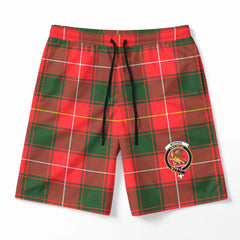 McPhee Tartan Crest Men's Beach Shorts