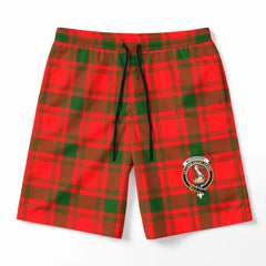 McQuarrie Tartan Crest Men's Beach Shorts
