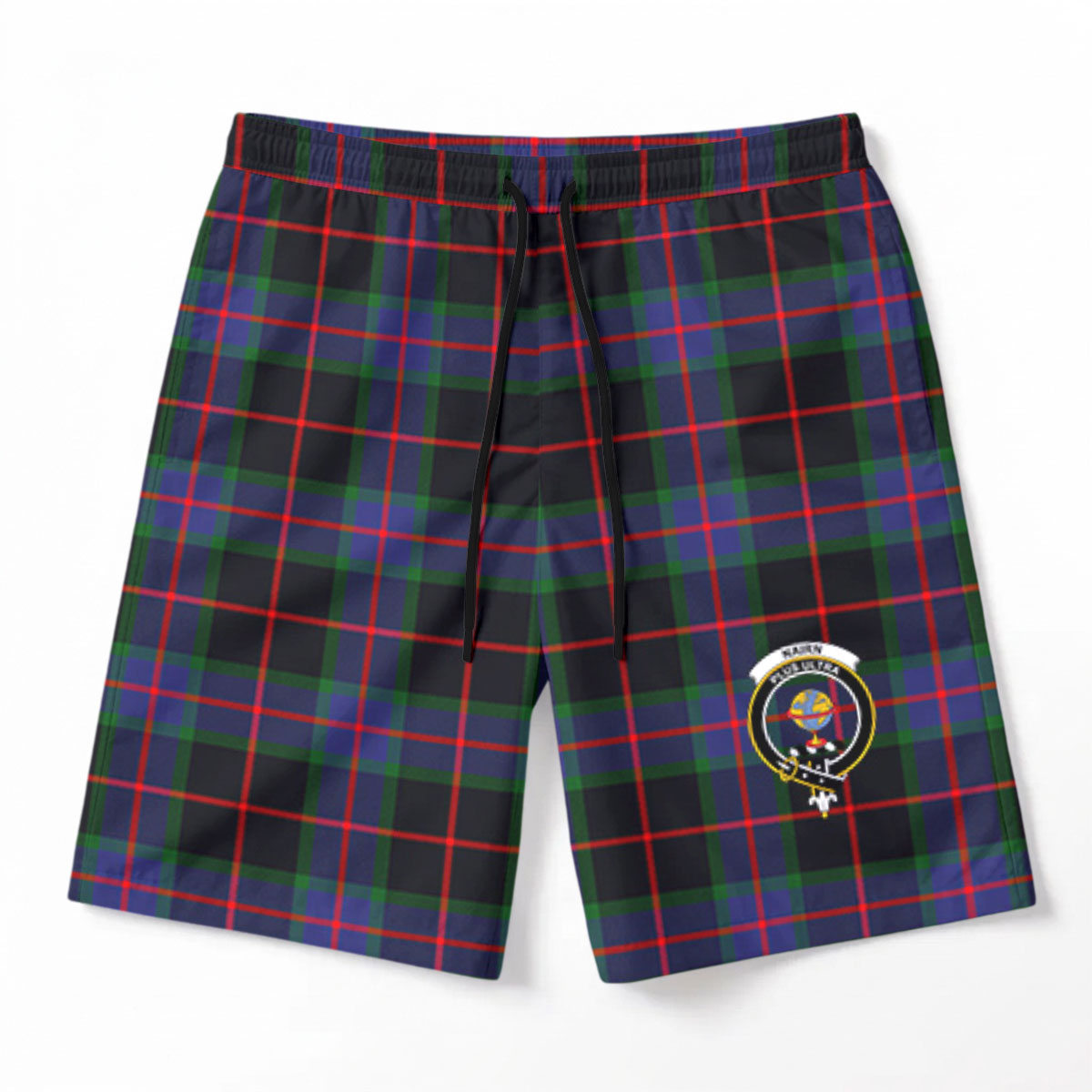 Nairn Tartan Crest Men's Beach Shorts