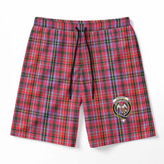 Straiton Tartan Crest Men's Beach Shorts