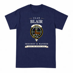 Blair Dress Tartan Crest Mischief and Mayhem T-shirt