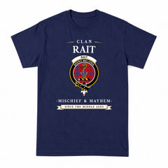 Rait Tartan Crest Mischief and Mayhem T-shirt