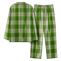 Cunningham Dress Green Dancers Tartan Pajama Set