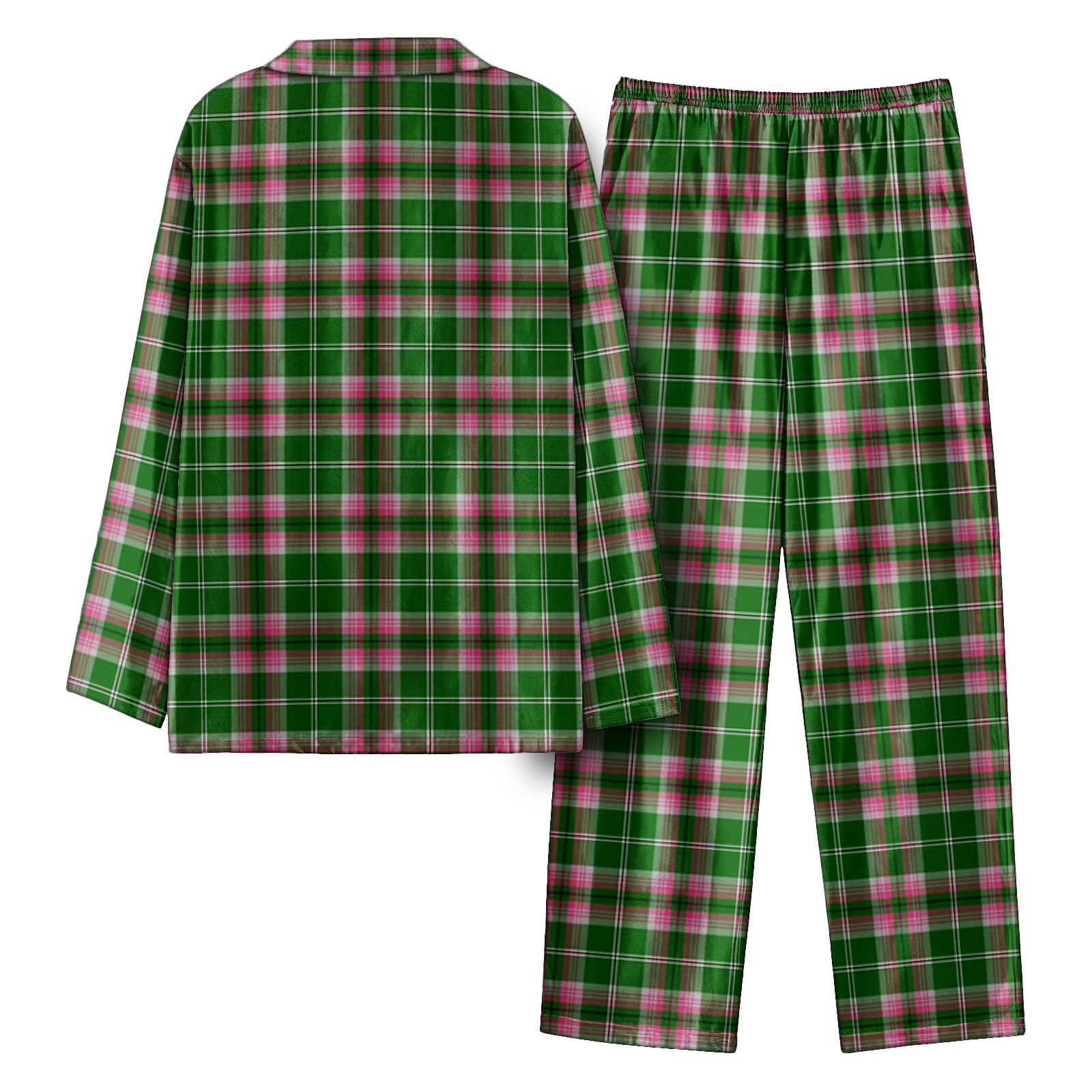 Gray Hunting Tartan Pajama Set