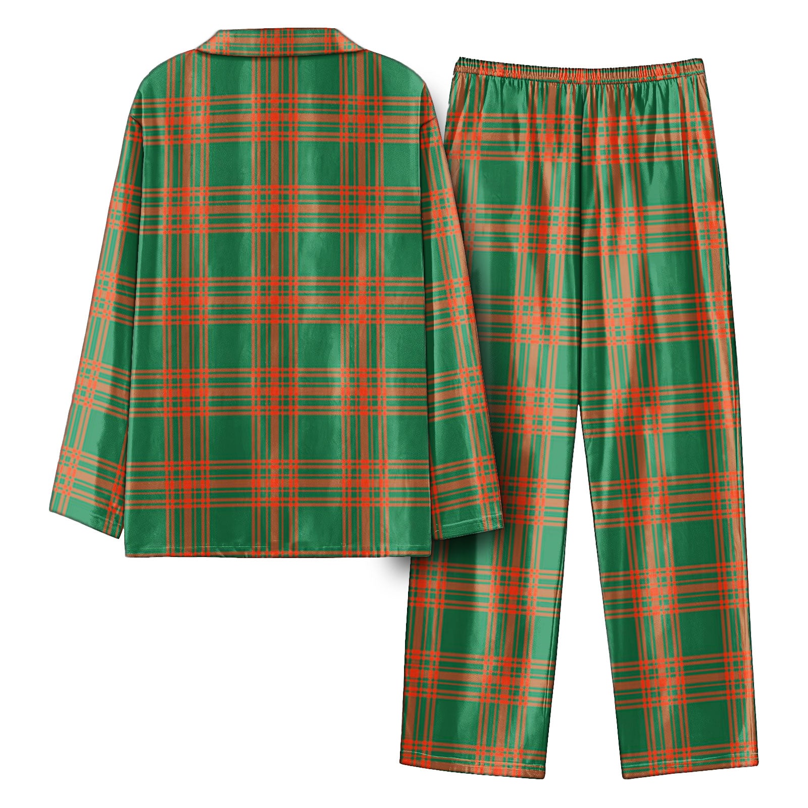 Menzies Green Ancient Tartan Pajama Set