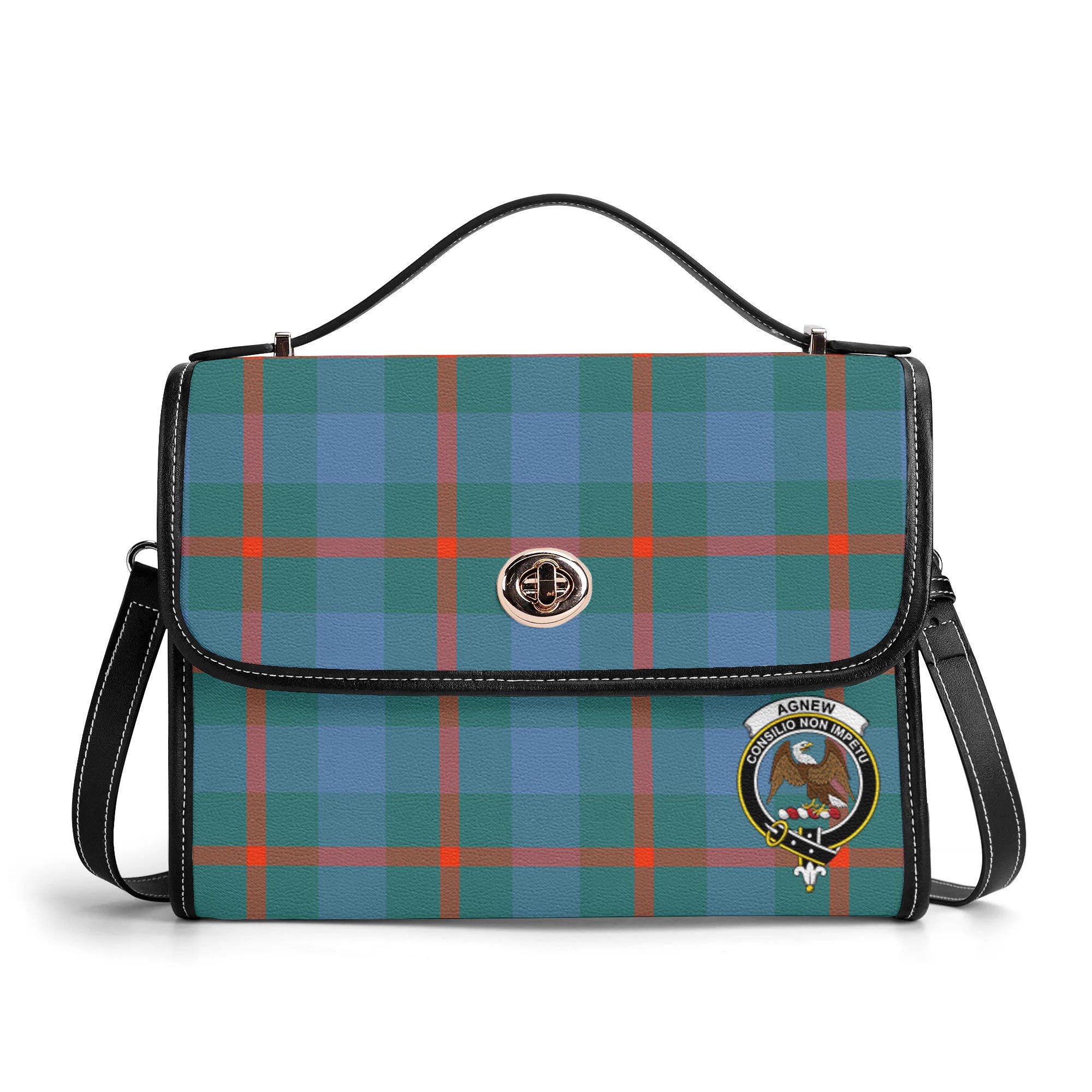 Agnew Ancient Tartan Crest Satchel Bag