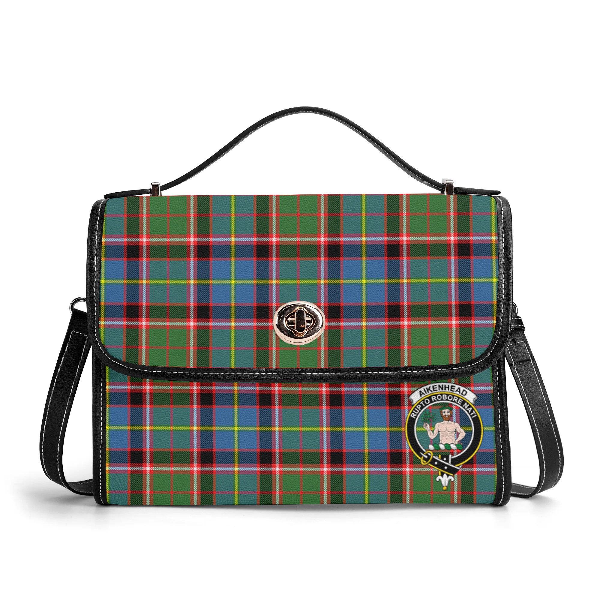 Aikenhead Tartan Crest Satchel Bag