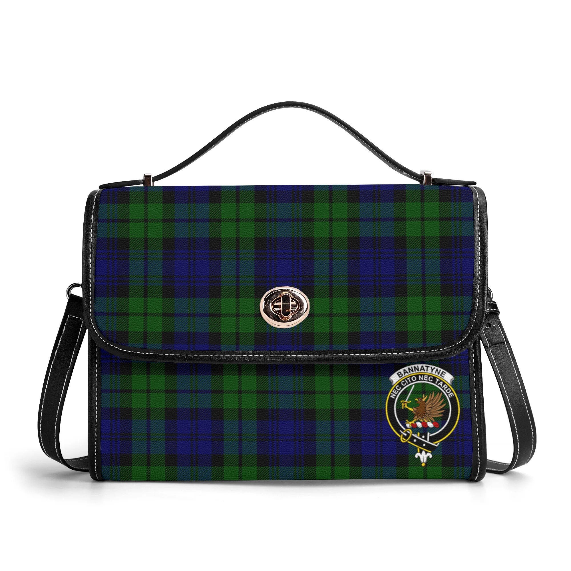 Bannatyne Tartan Crest Satchel Bag