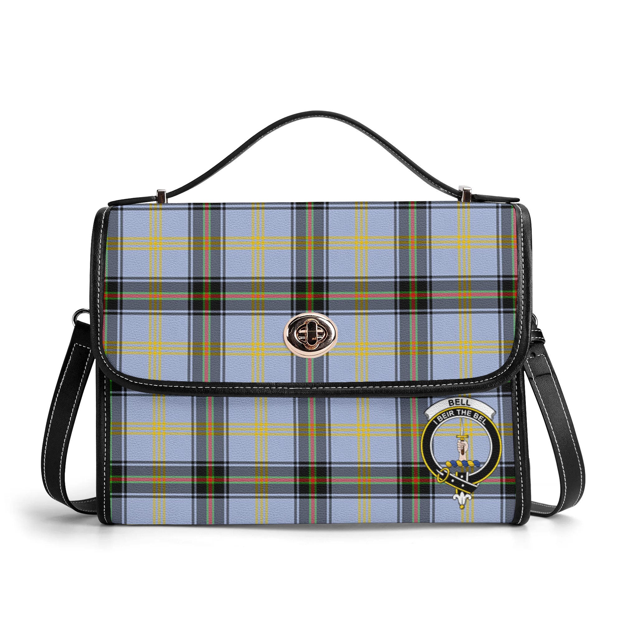 Bell of the Borders Tartan Crest Satchel Bag