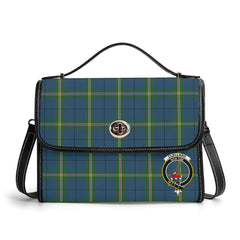 Clelland Tartan Crest Satchel Bag