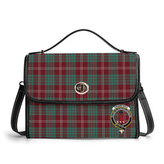 Crawford Modern Tartan Crest Satchel Bag