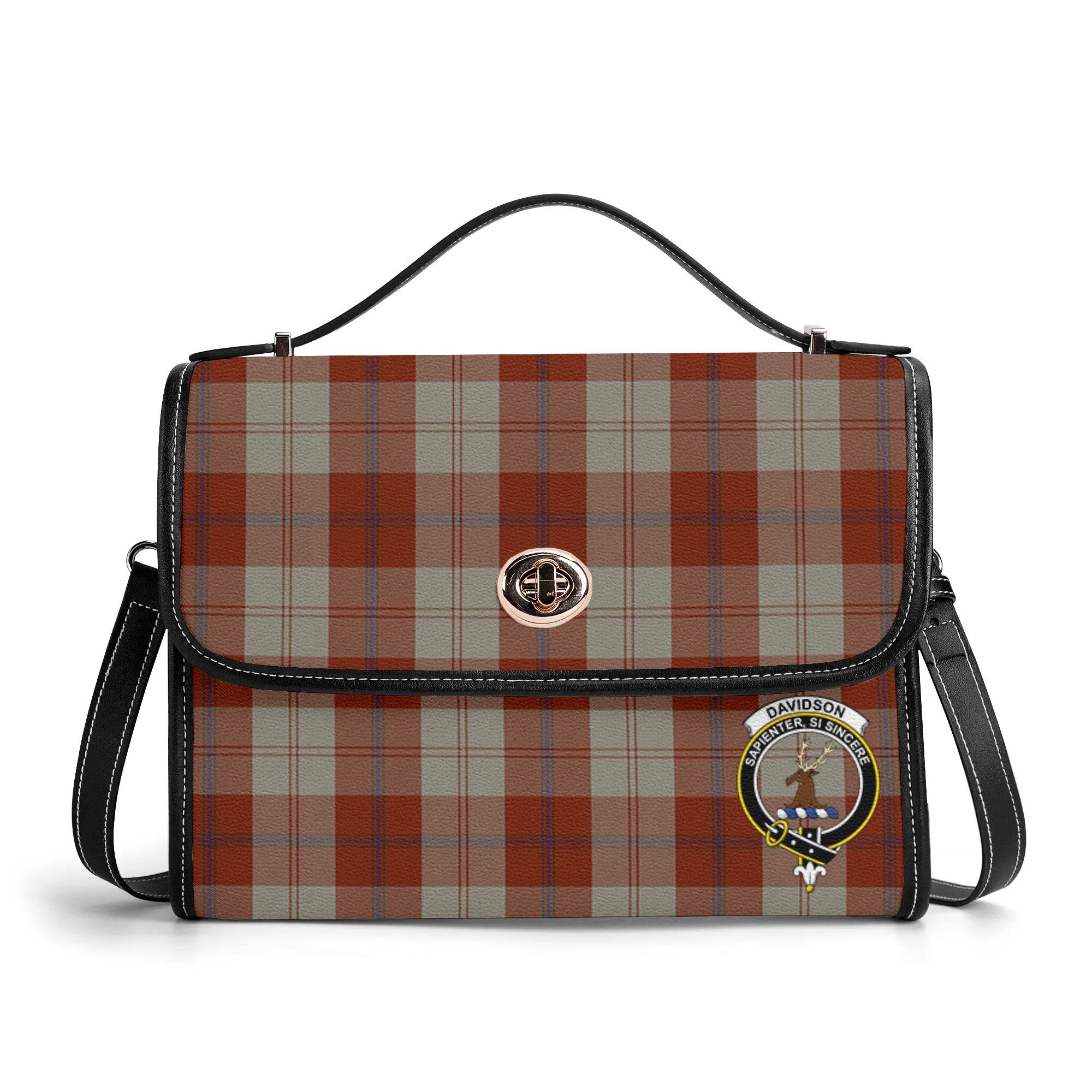 Davidson Dress Dancers Tartan Crest Satchel Bag