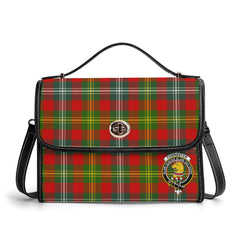 Forrester Tartan Crest Satchel Bag