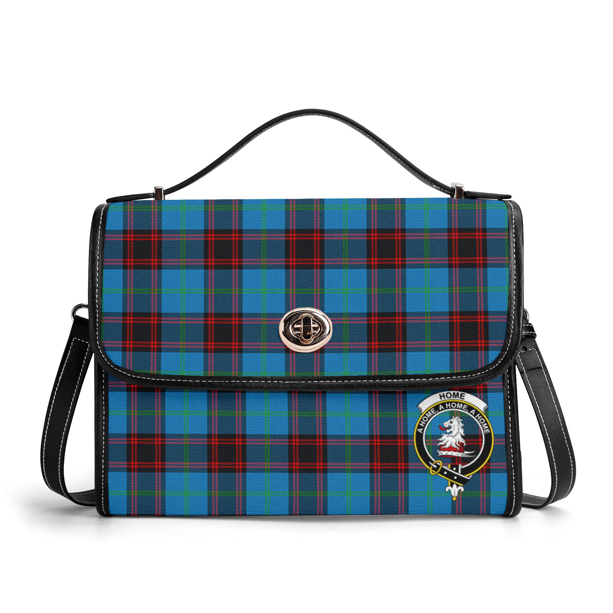 Home Ancient Tartan Crest Satchel Bag