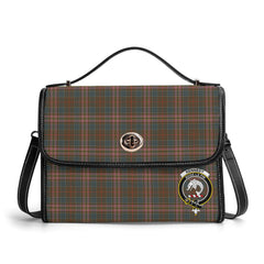 Kennedy Weathered Tartan Crest Satchel Bag