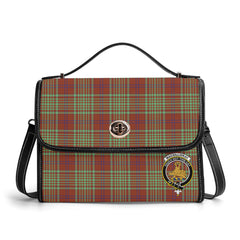 MacGillivray Hunting Ancient Tartan Crest Satchel Bag