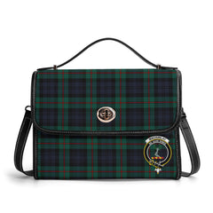 MacKinlay Modern Tartan Crest Satchel Bag