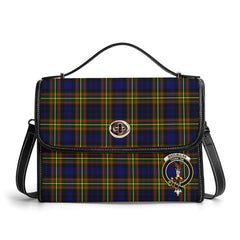 MacLellan Modern Tartan Crest Satchel Bag