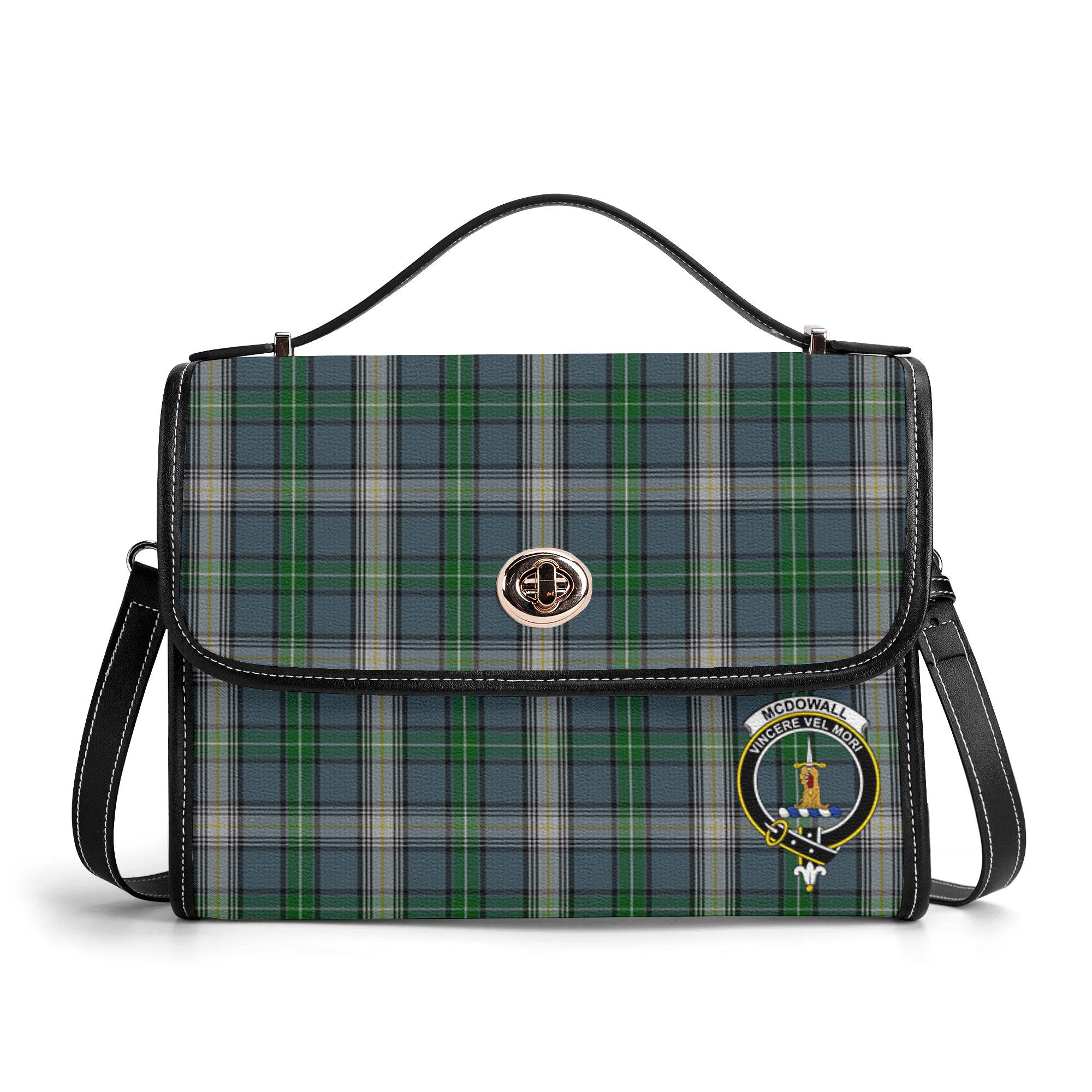 McDowall Tartan Crest Satchel Bag