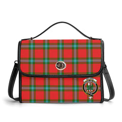 McLaine of Loch Buie Tartan Crest Satchel Bag