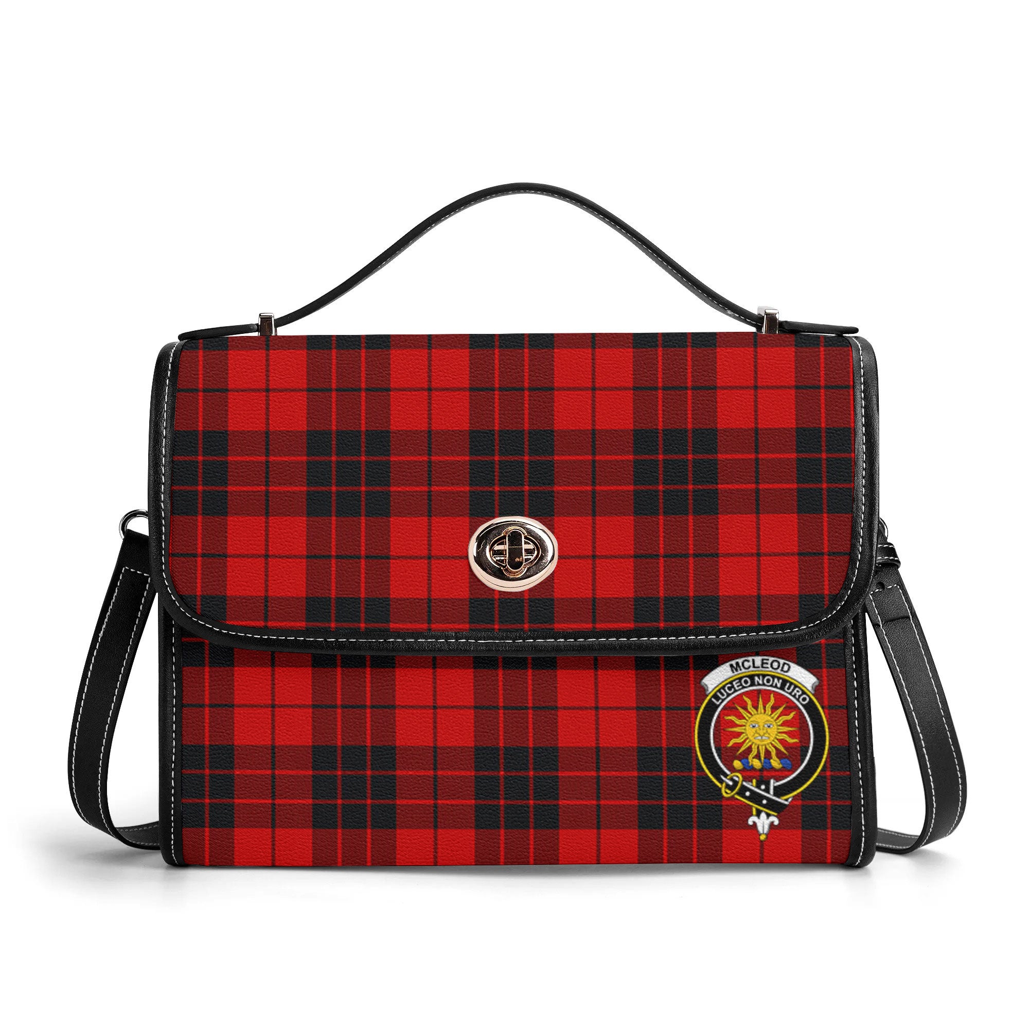 McLeod of Raasay Tartan Crest Satchel Bag