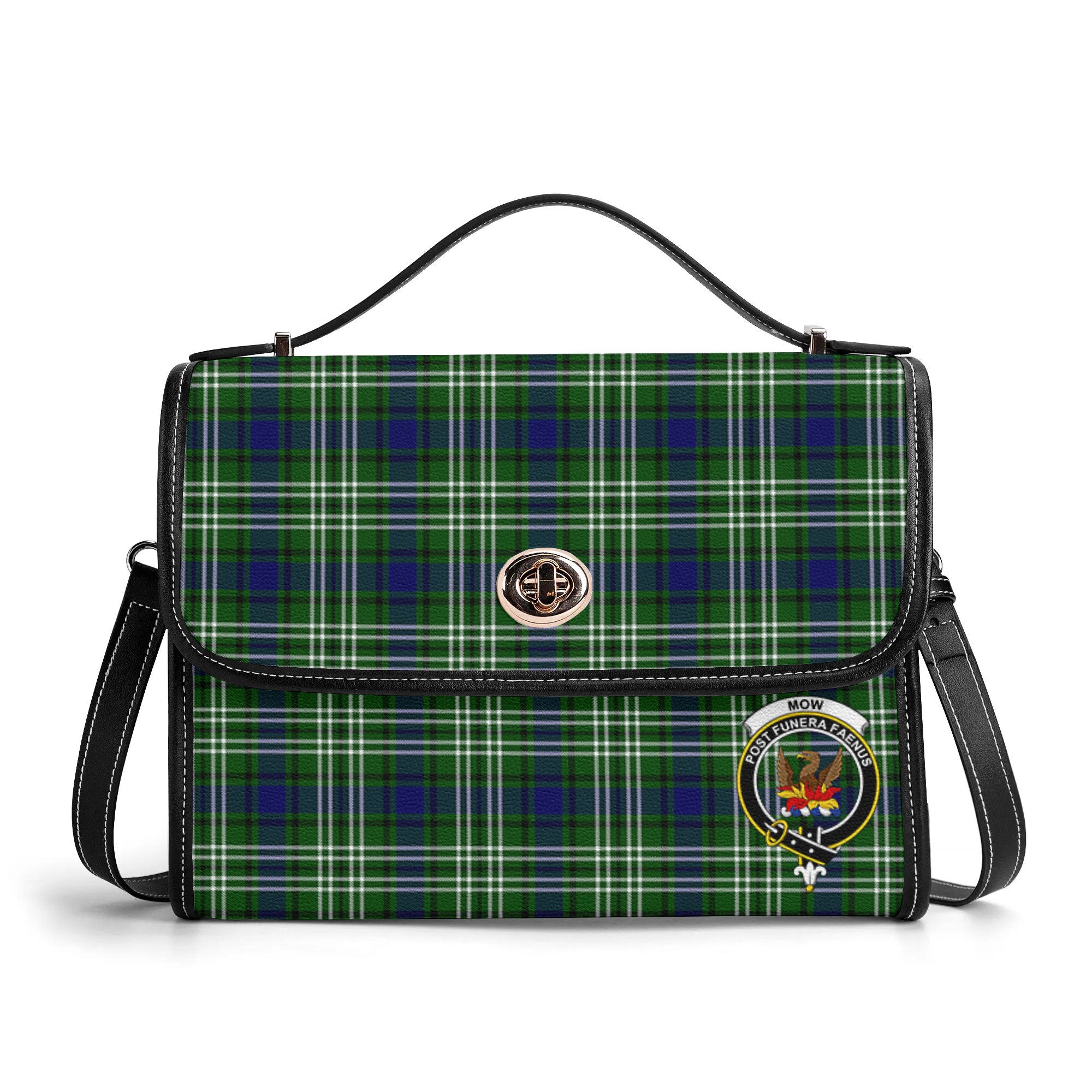 Mow Tartan Crest Satchel Bag