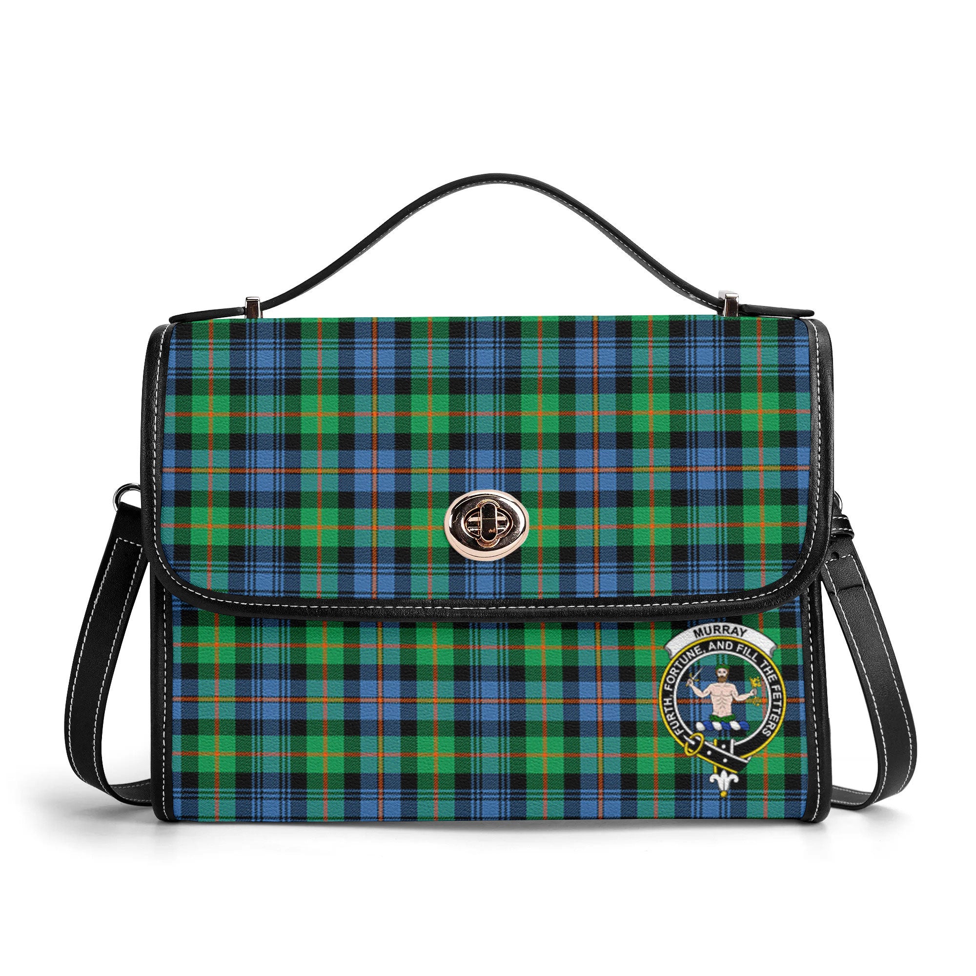 Murray of Atholl Ancient Tartan Crest Satchel Bag