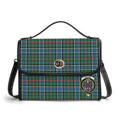 Ogilvie Hunting Ancient Tartan Crest Satchel Bag