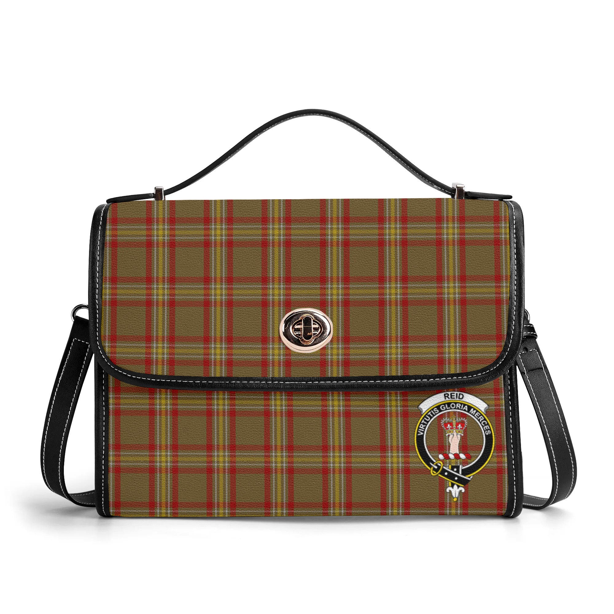Reid Ancient Tartan Crest Satchel Bag