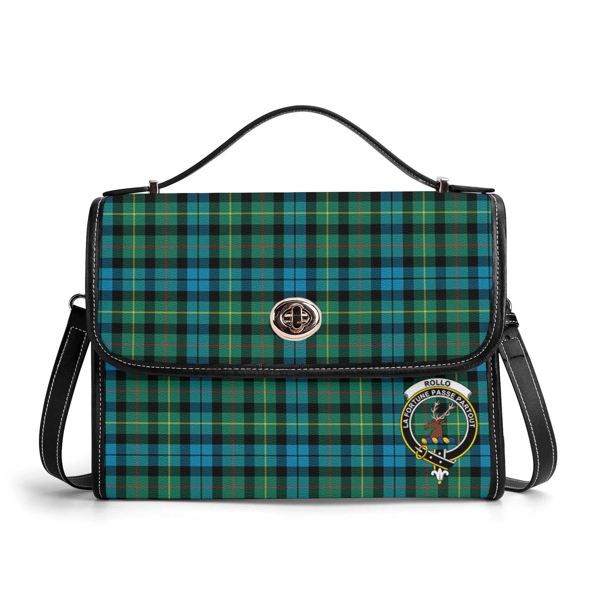 Rollo Ancient Tartan Crest Satchel Bag