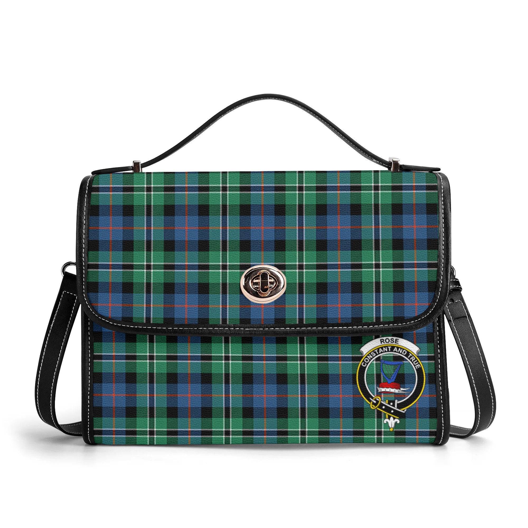 Rose Hunting Ancient Tartan Crest Satchel Bag