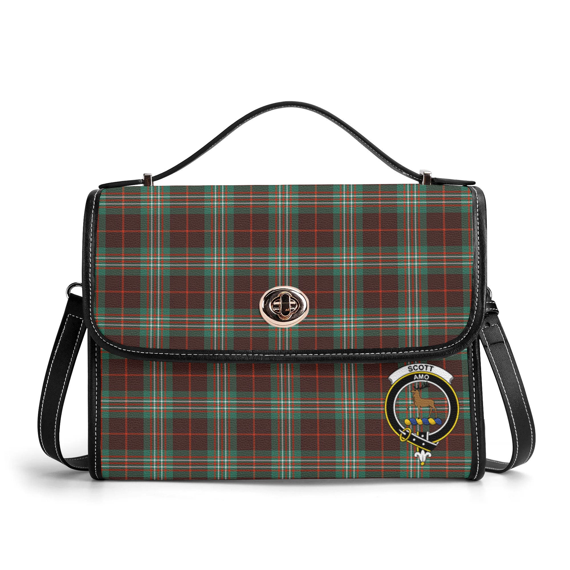 Scott Brown Ancient Tartan Crest Satchel Bag
