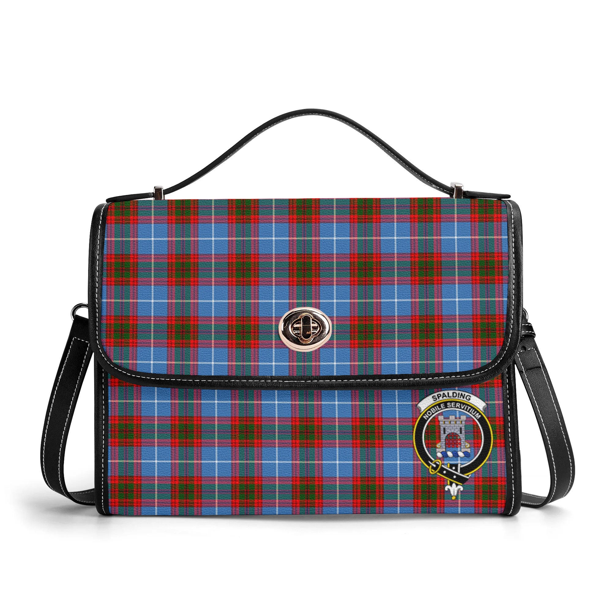 Spalding Tartan Crest Satchel Bag